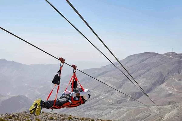 Ras al khaimah tourist places - world's longest zipline