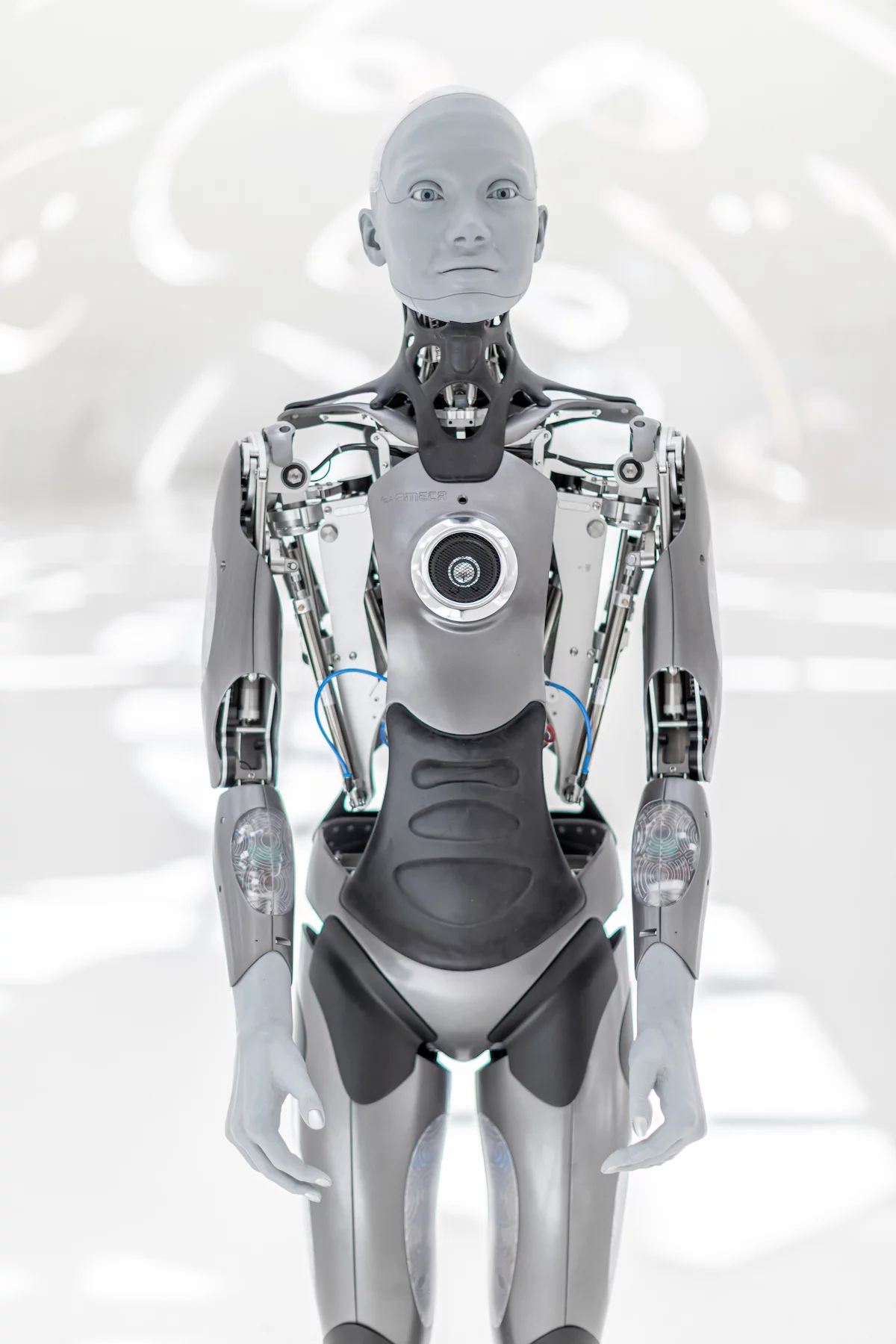 Ameca - humanoid robot at the Museum Of The Future
