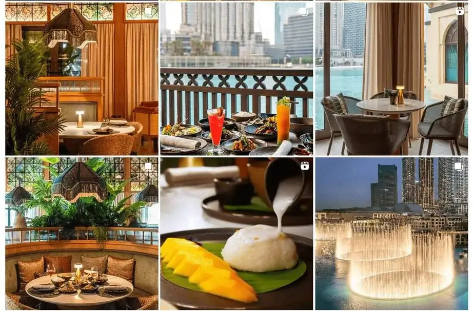 Thiptara - Best Downtown Restaurants With Dubai Fountain View 