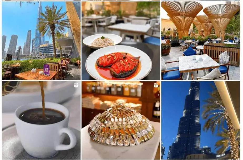Wafi Gourmet - Top Dubai Mall Restaurants With Fountain View