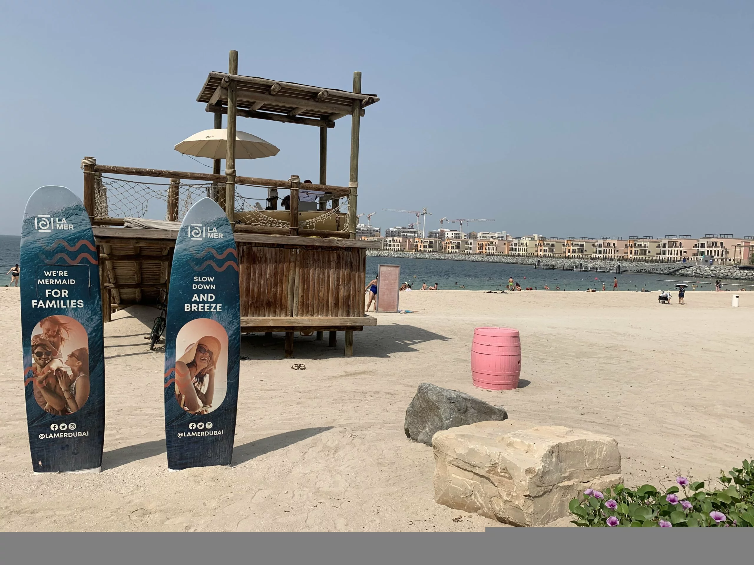 La Mer - one of free beaches in Dubai