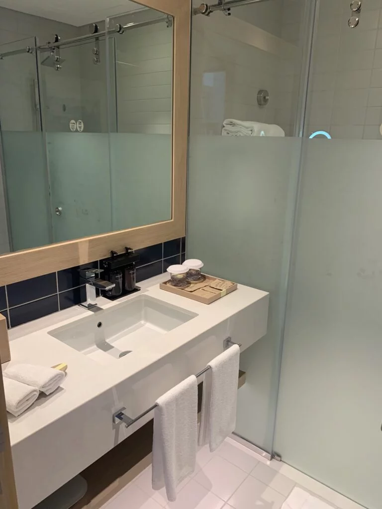 Bathroom in Deluxe Room With Sea View