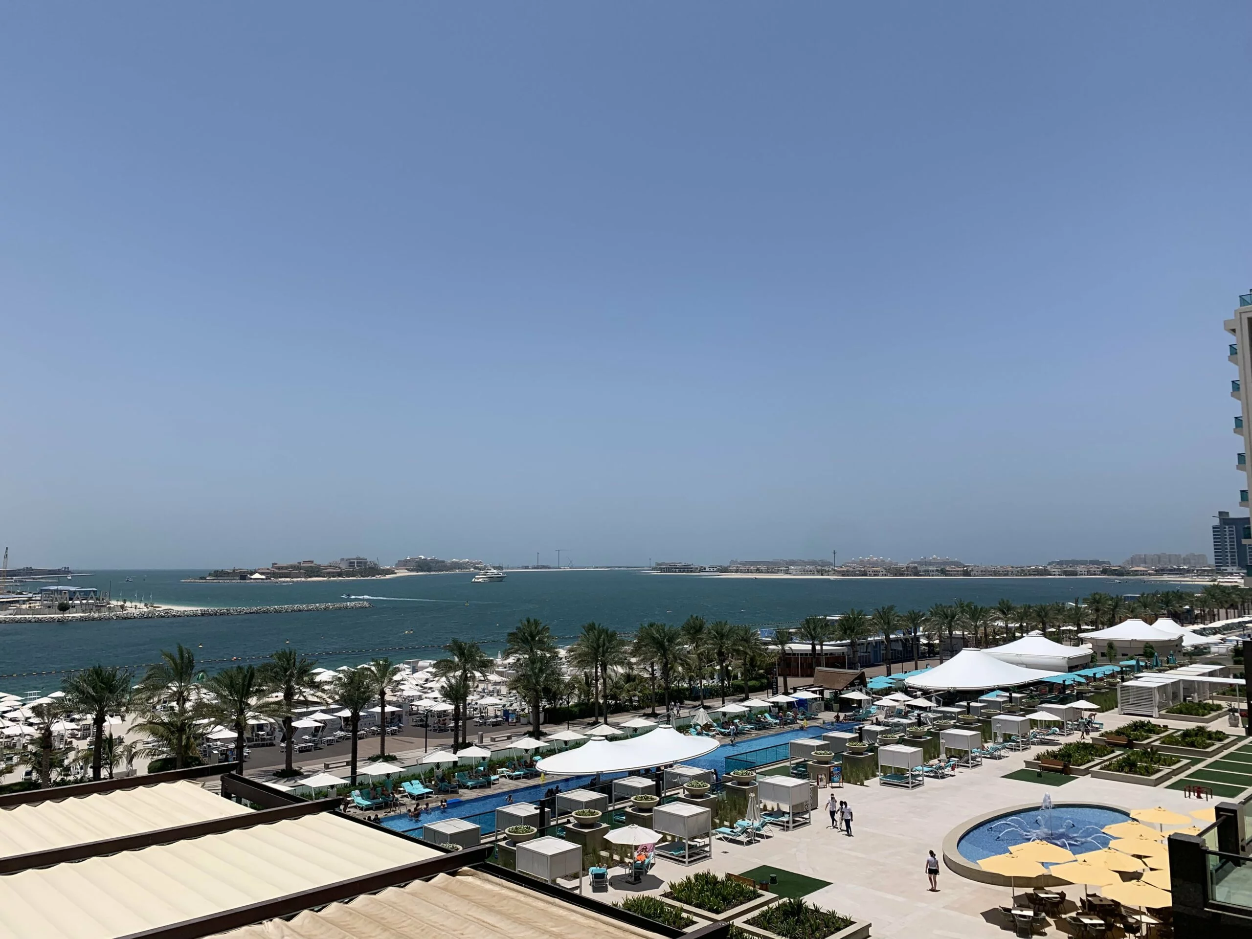 Sea View From Hilton Dubai Palm Jumeirah