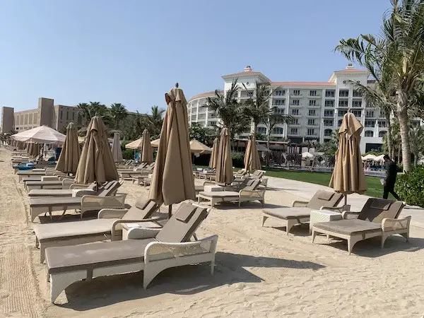 Beach At Waldorf Astoria Dubai Palm Jumeirah