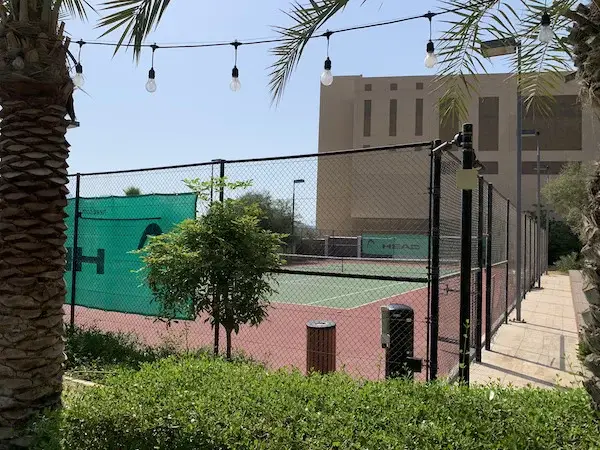 Tennis Court Waldorf Astoria Dubai