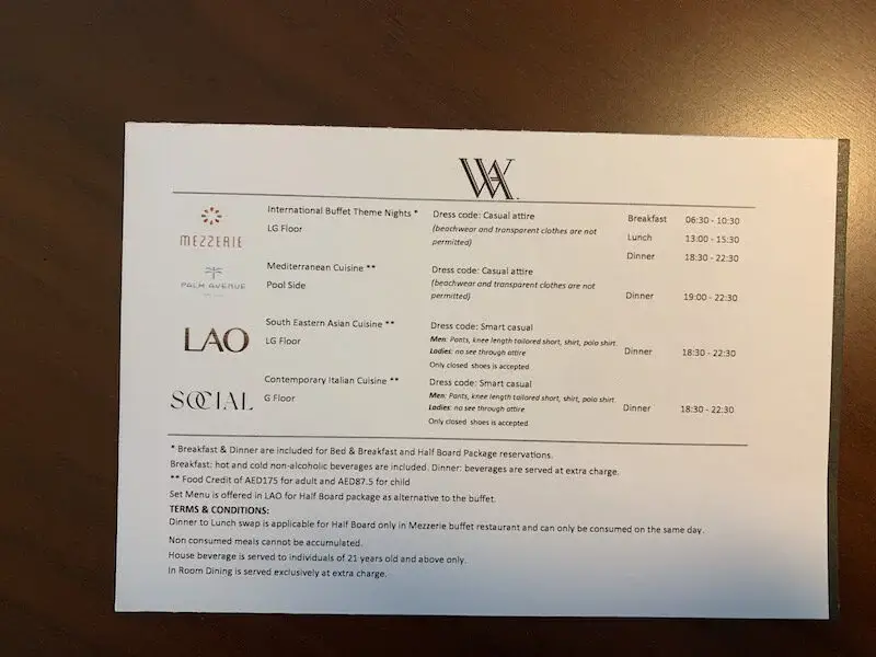 Restaurants And Bars Of Waldorf Astoria Dubai Palm