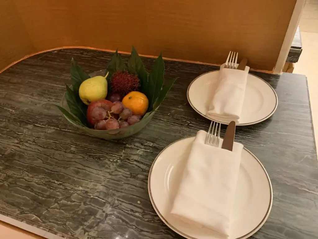 Welcome fruits - Park Hyatt Abu Dhabi Hotel