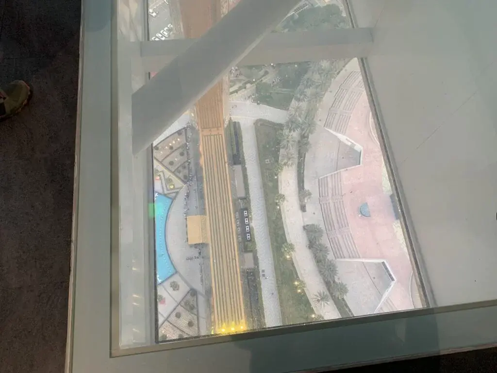 Glass Floor at Dubai Frame