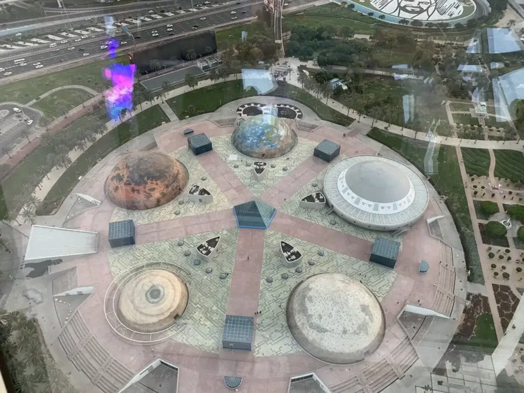 View of Zabeel Park from heights