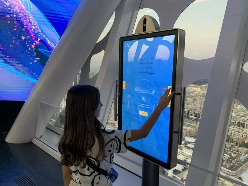Interactive Panels at Dubai Frame