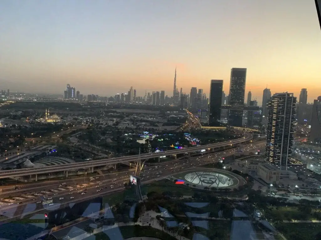 "New" Dubai in the evening