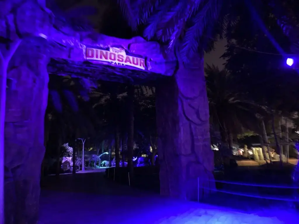 Dinosaur Park at Dubai Garden Glow
