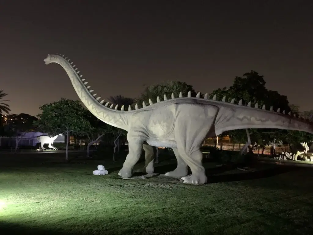 Dinosaur Park at Dubai Garden Glow