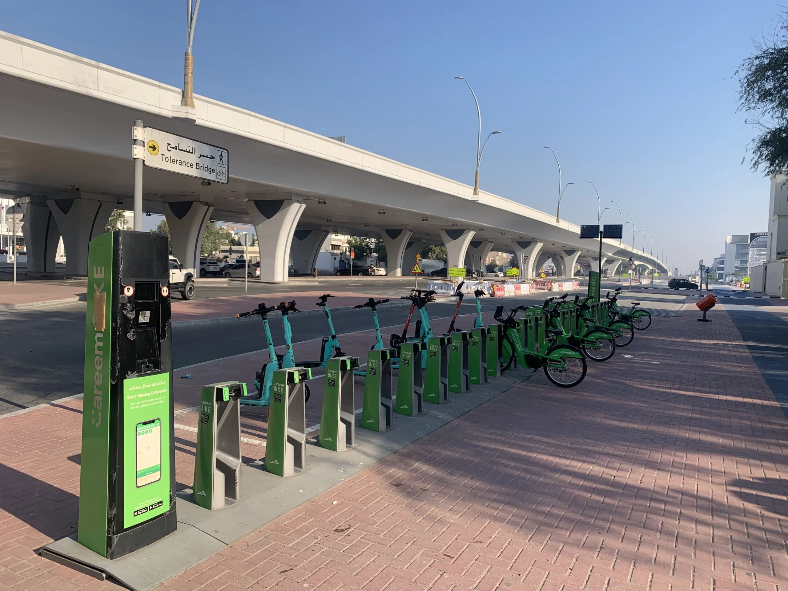 Bike rental near Gate 2 at Safa Park Dubai