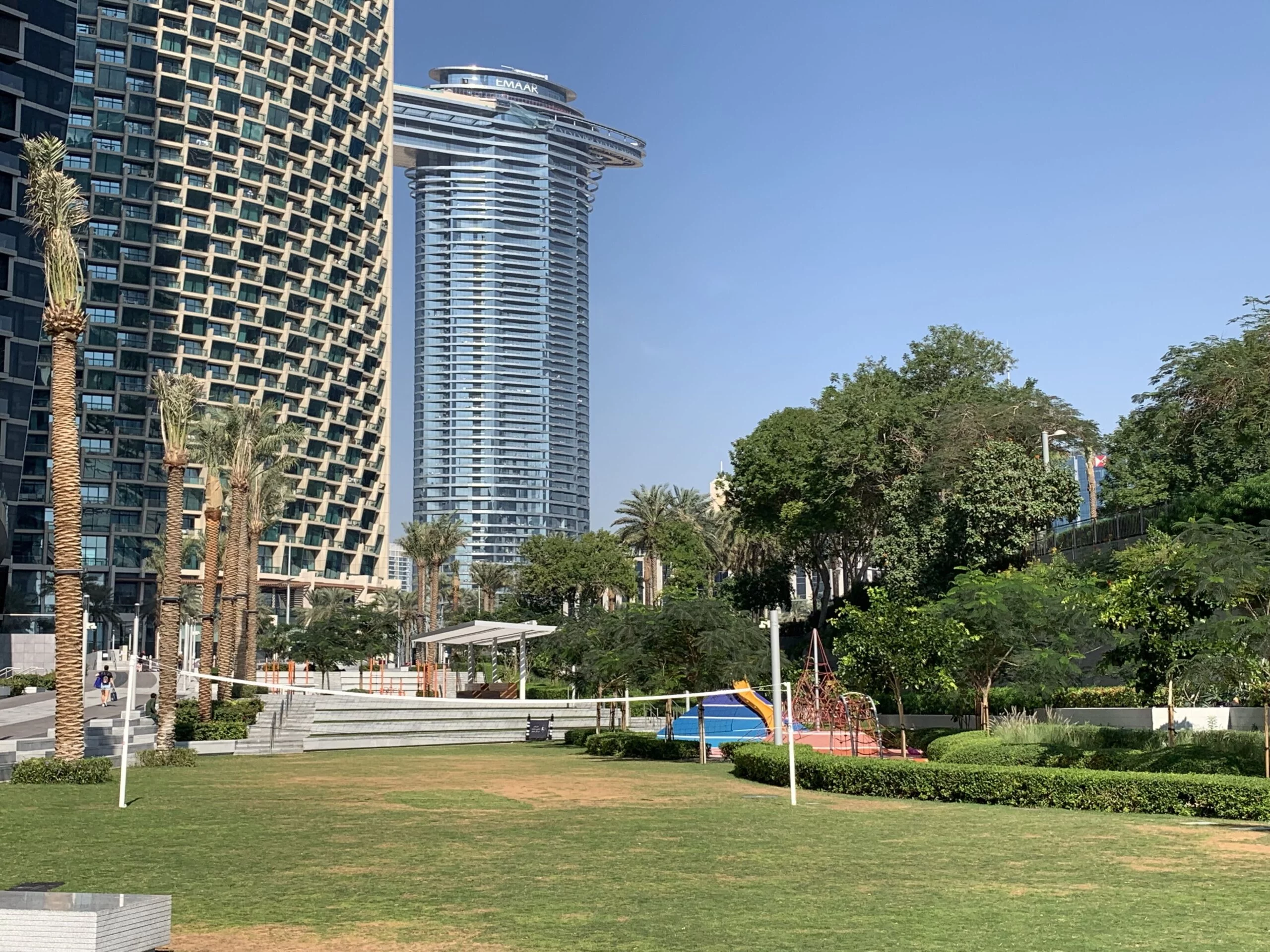 Play area for kids at Burj Park