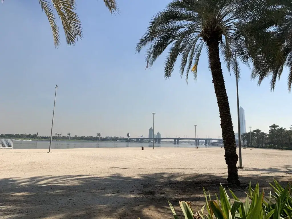 beach at Dubai Creek Park
