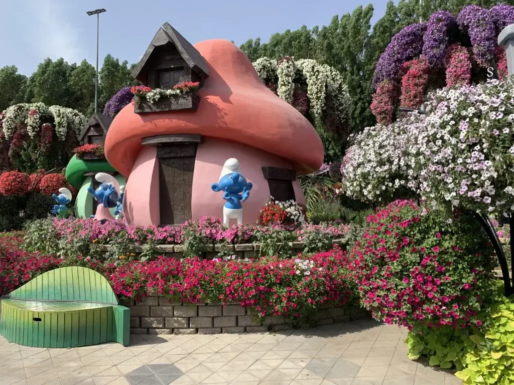 Smurfs Village at Dubai Miracle Garden
