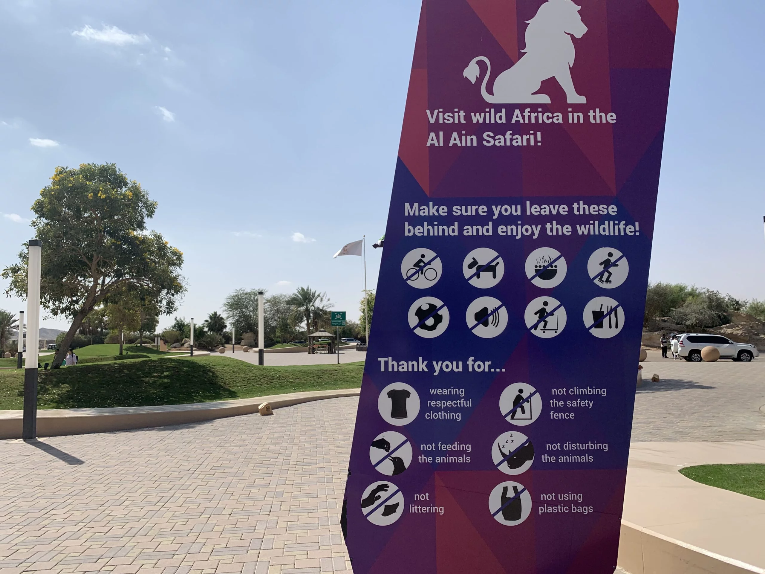 Al Ain Zoo Rules