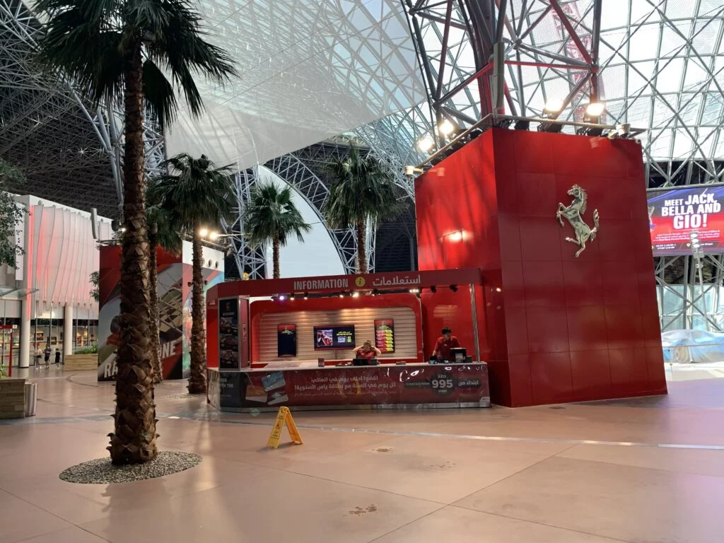 Ferrari Park Abu Dhabi Inside